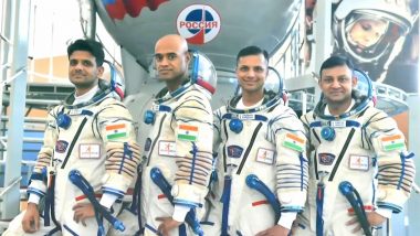 Prime Minister Narendra Modi Announces Names of Four Astronauts Chosen for India’s Historic Gaganyaan Mission and Pats on Their Back