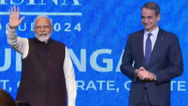Raisina Dialogue 2024: PM Narendra Modi, Greek Counterpart Kyriakos Mitsotakis Attend Ninth Annual Event in Delhi (Watch Videos)