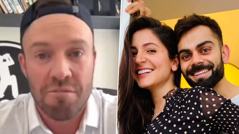 AB de Villiers Reveals Virat Kohli and Anushka Sharma Expecting Birth of Their Second Child, Star Indian Cricketer Took Leave to Spend Time With Family (Watch Video)