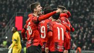 How to Watch Rennes vs AC Milan UEFA Europa League 2023-24 Live Streaming Online: Get Telecast Details of UEL Playoff Football Match on TV and Online