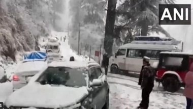 India News | Himachal: Snowfall Likely to Halt Tonight, Again to Gain Momentum After Feb 3  Evening, Predicts IMD