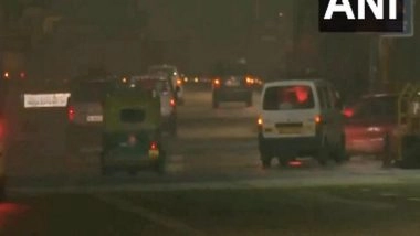 India News | Light Overnight Rainfall Affects Flight Operations in Delhi, Passengers Inconvenienced