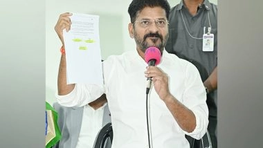 India News | Telangana CM Revanth Reddy Accuses KCR of Betrayal in Water-sharing, Dares Him to Debates on Issue