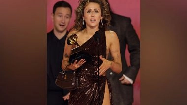 Entertainment News | Grammys 202: Miley Cyrus Wins Record of the Year Award for 'Flowers'