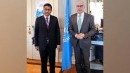 World News | India's UN Envoy Arindam Bagchi Meets UN High Commissioner for Human Rights Volker Turk in Geneva