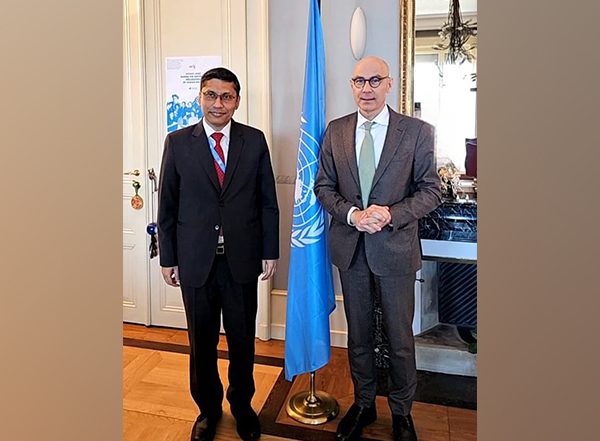 World News | India's UN Envoy Arindam Bagchi Meets UN High Commissioner for Human Rights Volker Turk in Geneva