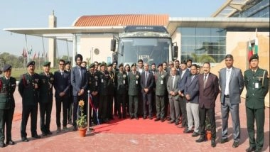 India News | Army Inducts E-buses for Troop Movement Within Delhi-NCR