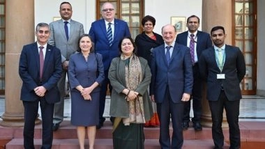 World News | MoS Lekhi Hosts Farewell Luncheon for Argentina's Outgoing Ambassador Hugo Javier Gobbi