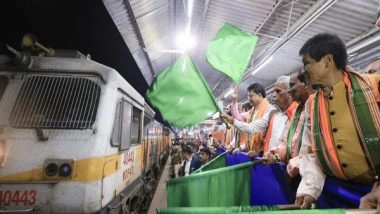 India News | Special 'Aastha' Train to Ayodhya Flagged off from Tripura