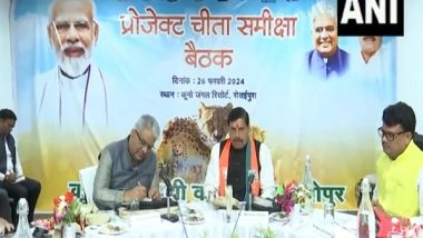 India News | MP CM Mohan Yadav, Union Minister Bhupender Yadav Attend Review Meeting of 'Cheetah Project'