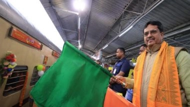 India News | Tripura: CM Manik Saha Flags off Aastha Special Train for Ayodhya