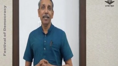 India News | UGC Chairman Invites Young Voters to Participate in 'Mera Pehla Vote Desh Ke Liye' Campaign