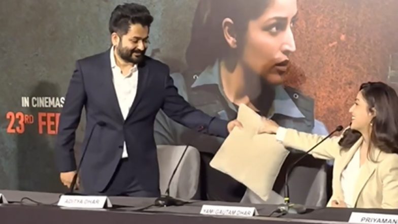 Yami Gautam Pregnant: Video of Aditya Dhar Offering His Wife a Cushion for Comfort Is Pure Husband Goals – WATCH