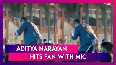 Aditya Narayan Hits Fan, Snatches Phone and Throws It Away During Concert