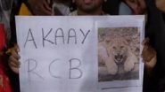Fan Holds Virat Kohli’s Son Akaay’s Poster During RCB-W vs UPW-W WPL 2024 Match (See Pic)