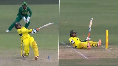 Chaos! Alana Kings Gets Narrowly Saved As Umpire Signals No-Ball After She Got Dismissed Hit-Wicket While Hitting A Six During AUS-W vs SA-W 3rd ODI 2024 (Watch Video)