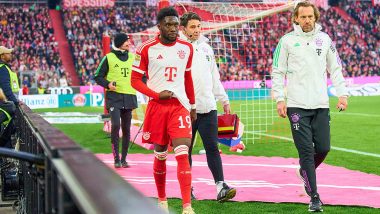 Bundesliga 2023–24: Bayern Munich Left-Back Alphonso Davies Sustains Ligament Strain in Left Knee