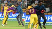 WPL 2024: Alyssa Healy Tackles Pitch Invader During Mumbai Indians vs UP Warriorz Match