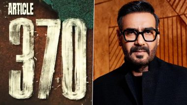 Article 370: Ajay Devgn Lends His Voice for Prologue in Yami Gautam Starrer Action-Political Drama (Watch Video)