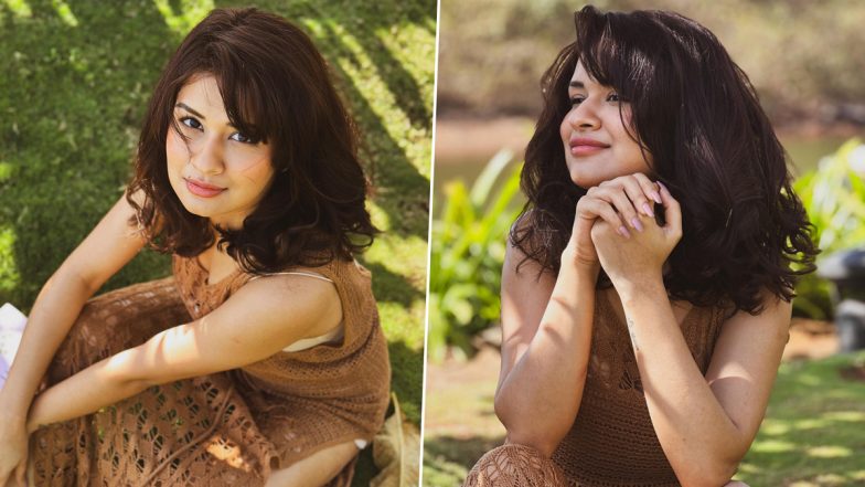 Get Inspired by Avneet Kaur’s Effortlessly Chic and Playful Brown Dress Look With a Sunshine Twist (View Pics)