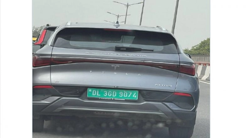 Tesla Car in Delhi? BharatPe&rsquo;s Former MD Ashneer Grover Shares Picture of Tesla Car in National Capital, Users React