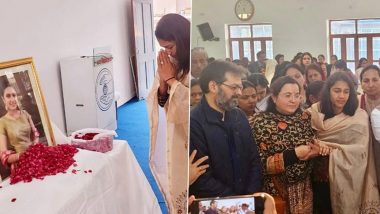 Suhani Bhatnagar Demise: Babita Phogat Pays Last Respects to Actress Who Played Her in Dangal, Comforts Her Parents at Prayer Meet (See Pics)