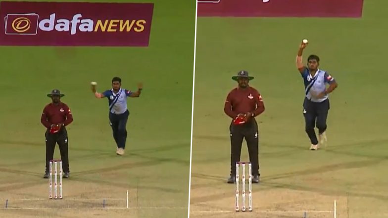 Indian Bowler Balaji K Comes Up With Multiple Bowling Actions During SS Rajan T20 Tournament, Ravi Ashwin Calls Him His ‘New Addiction’ (Watch Video)