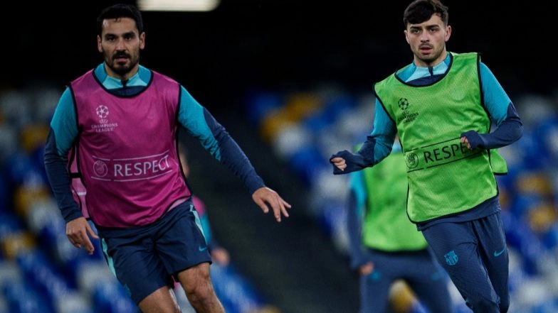 Napoli vs Barcelona, UEFA Champions League 2023&ndash;24 Live Streaming Online &amp; Match Time in India: How To Watch UCL Round of 16 Match Live Telecast on TV &amp; Football Score Updates in IST?