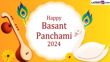 Happy Basant Panchami 2024 Images & HD Wallpapers for Free Download Online: Wish Happy Saraswati Puja With WhatsApp Messages, Quotes and Greetings to Loved Ones