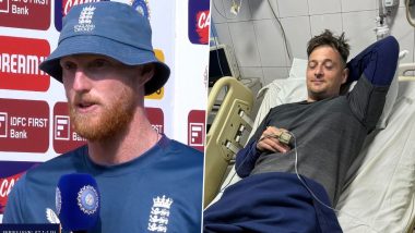 'Massive Respect' Ben Stokes Appreciates England Fan and Barmy Army Member For Visting Stadium to Support Three Lions Against India Despite Being Hospitalised For Food Poisoning