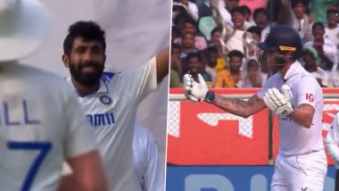 Ben Stokes Drops Bat, Shakes His Head After Being Castled by Jasprit Bumrah During IND vs ENG 2nd Test 2024; Videos Go Viral