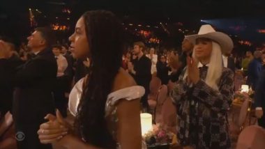 Grammys 2024: Beyoncé Attends the 66th Award Show with Daughter Blue Ivy (Watch Video)