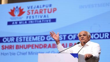 21,000 Jobs Generated With Startups: Gujarat Start-up Sector Expanded in 10 Years, Says CM Bhupendra Patel at Vejalpur Startup Festival in Ahmedabad