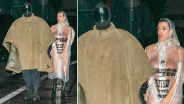 Bianca Censori Goes Nude As She Flashes Her Bare Bod Underneath Clear Raincoat While Out With Kanye West (View Pics)