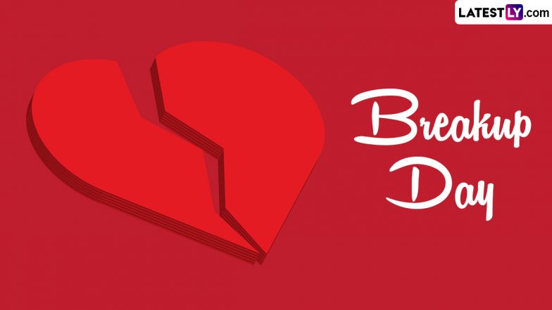 Breakup Day 2024 Messages and GIF Images: WhatsApp Stickers, Instagram Captions, Facebook Posts and HD Wallpapers for the Last Day of Anti Valentine's Week