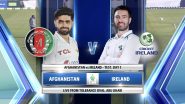 Broadcaster Goofs Up, Shows Babar Azam As Afghanistan Captain During One-Off Test vs Ireland; Fans React
