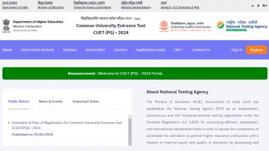 CUET PG 2024 Exam: Extended Registration for Common University Entrance Test Examination at pgcuet.samarth.ac.in Ends Today, Know How To Apply