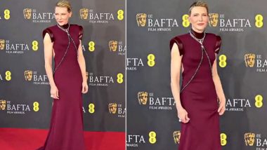 Cate Blanchett Stuns in a Custom Gown by Louis Vuitton at the BAFTA Film Awards 2024 (View Pics and Videos)
