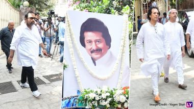 Pankaj Udhas Funeral: Shankar Mahadevan and Zakir Hussain Pay Last Respects to the Ghazal Maestro (Watch Video)