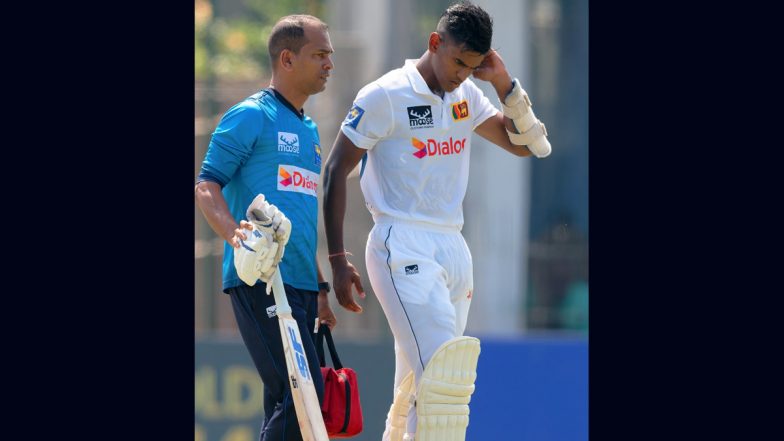 Kasun Rajitha Replaces Chamika Gunasekara As Concussion Substitute After Latter Gets Hit On Head During SL vs AFG One-Off Test 2024