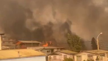 Chile Wildfire: At Least 46 Killed and Over 1,000 Homes Destroyed As Forest Fires Move Into Densely Populated Central Areas (Watch Videos)