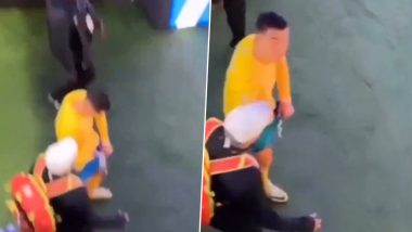 Viral Video Shows Angry Cristiano Ronaldo Rubbing Al-Hilal Scarf Against His Crotch, Al-Nassr Star Indulges in Indecent Act After Defeat in Riyadh Season Cup 2024 Final