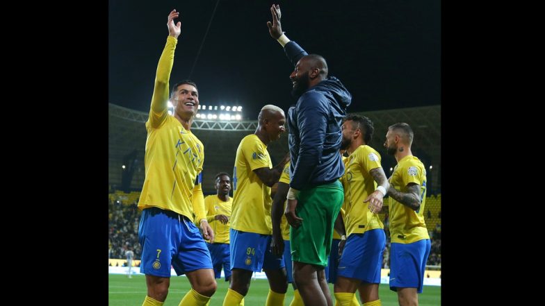 Cristiano Ronaldo Reacts After Scoring in Al-Nassr’s 2–1 Win Over Al-Fateh in Saudi Pro League 2023–24 (See Instagram Post)