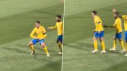 Cristiano Ronaldo Spotted Making Obscene Gesture Towards Fans Chanting Lionel Messi’s Name During Al-Shabab vs Al-Nassr Match, Video Goes Viral