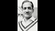 Dattajirao Gaekwad Dies: BCCI Condoles Demise of Former Captain and India&rsquo;s Oldest Test Cricketer
