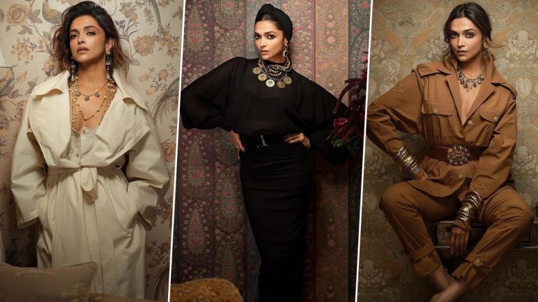 Deepika Padukone Dazzles in Multiple Mesmerising Looks for a Brand Photoshoot, View Pics of the Fighter Actress