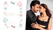 Deepika Padukone and Ranveer Singh Announce Pregnancy With Cute Post on Insta; Baby To Arrive in September 2024!