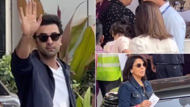 Anant Ambani-Radhika Merchant Pre-Wedding Festivities: Rabir Kapoor-Alia Bhatt Head to Jamnagar With Daughter Raha To Attend Couple’s Marriage Celebrations (Watch Video)