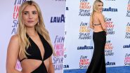 Emma Roberts Wears a Chic Black Cut Out Dress to the Film Independent Spirit Awards 2024 (View Pics)