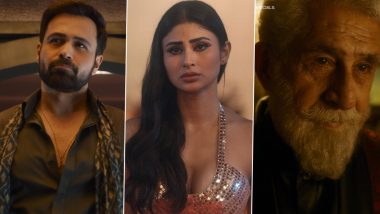 Showtime: Emraan Hashmi, Mouni Roy, Naseeruddin Shah, and Others' Intriguing Posters Unveiled for Disney+ Hotstar's Upcoming Show (View Pics)